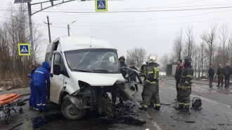 Во Всеволожском районе произошло массовое ДТП. Есть пострадавшие