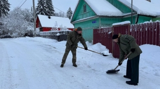 Семьям участников СВО из Ленобласти помогли дровами