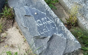 На еврейском кладбище в Вильнюсе нарисовали свастику