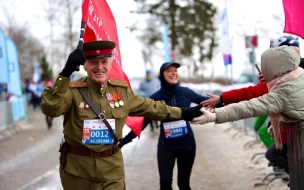 В 55-м марафоне "Дорога жизни" в Петербурге поучаствовали 4,5 тыс. человек