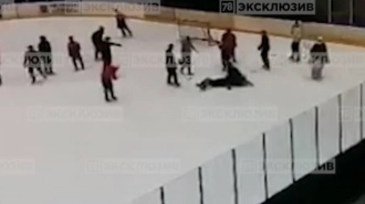 Опубликованы кадры тренировки, на которой умер 14-летний хоккеист СКА