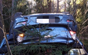 В Тосно произошло лобовое столкновение автомобилей