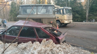 Водитель ВАЗа погиб в ДТП в Выборгском районе Ленобласти