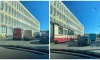 Инкассаторская машина столкнулась с авто службы доставки на юге Петербурга