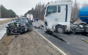 Водитель Рено погиб в аварии на автодороге "Южное полукольцо"