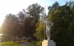 Копия скульптуры "Девушка с веслом" займет новое место на Крестовском острове не позднее середины мая