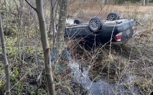 Водительница автомобиля Toyota пострадала в ДТП в Тосненском районе