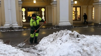 В Петербурге усилят штат дворников после Нового года