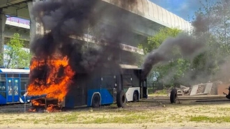 В Петербурге силами "Горэлектротранса" и МЧС испытали аккумуляторы троллейбусов