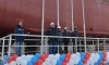 Валерий Савинов посетил церемонию спуска на воду нового траулера