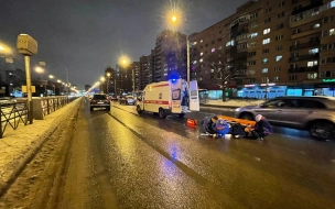 На Ленинском проспекте сбили и обокрали перебегавшего дорогу мужчину-нарушителя