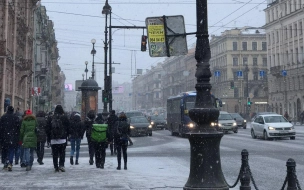 В субботу петербуржцев ждут снег и гололедица