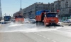 Центральные улицы Петербурга почистили после Парада Победы и других праздничных церемоний