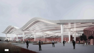 Наиболее ценные части склада Кокоревых обещали сохранить при проектировании нового вокзала
