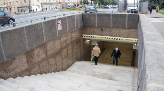 У метро "Московская" после длительного ремонта открыли подземный переход
