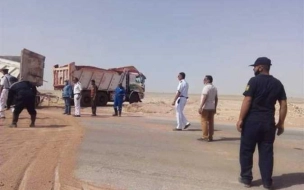 В Египте при столкновении автобуса и грузовика 12 человек погибли