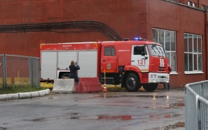 В ночь на субботу 10 пожарных тушили полыхающий "Тагаз" на Санкт-Петербургском шоссе