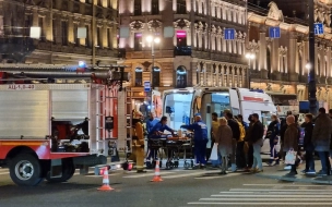 На Невском проспекте под колеса Mercedes попала 24-летняя девушка