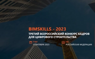 В Петербурге 13-14 ноября состоится финал конкурса BimSkills