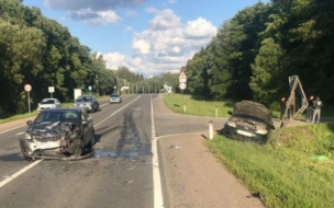 Подросток и младенец госпитализированы с места ДТП под Гатчиной