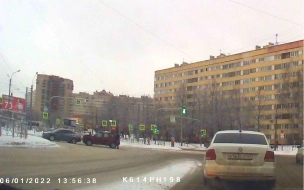 На улице Маршала Казакова из-за ДТП с участием двух иномарок образовалась пробка