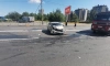 После ДТП на перекрестке Шлиссельбургского и Слепушкина образовалась серьезная пробка