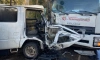 Водителя зажало в грузовике из-за лобового ДТП в Ленобласти