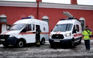 На Октябрьской набережной в пятиэтажном доме горела  вентиляционная шахта