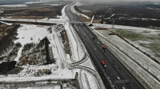 Новый съезд с КАД открылся в Петербурге