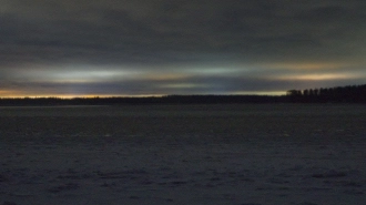 Жители Ленобласти увидели северное сияние в ночь на 4 декабря
