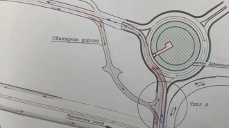 Движение на съезде с КАД в Мурино обещают запустить осенью текущего года