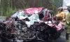 На Мурманском шоссе в тройном ДТП погиб водитель легковушки