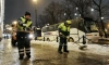 За сутки на улицы Петербурга высыпали более 2 тыс. тонн противогололёдной смеси