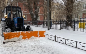 В Петербурге началась подготовка к завтрашнему снегопаду
