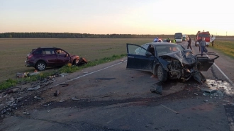 В аварии на автодороге "Роговицы – Калитино" погибли оба водителя