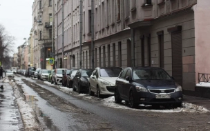 В Петербурге могут начать штрафовать водителей за парковку на эксплуатационной разметке
