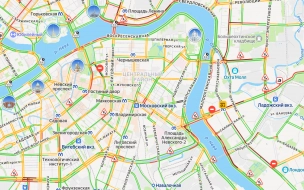 Утром пробки в Петербурге достигли 5 баллов