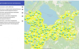Интерактивная карта субботников заработала в Ленобласти 