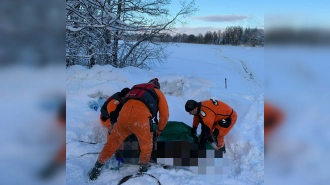 Под Всеволожском мужчина провалился под лед и утонул в озере