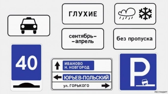 Россиянам сообщили о введении новых дорожных знаков