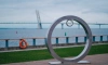 В "Севкабель Порту" появился новый арт-объект в виде огромного кольца