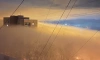 Утром на Петербург опустился туман с видимостью 500 метров