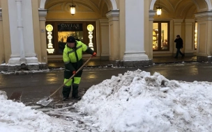 В марте в Петербурге выпало 30% месячной нормы снега