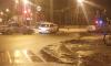 Пьяный водитель в Купчино врезался в столб, уезжая от полиции