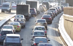 Петербург сковали пробки в 10 баллов