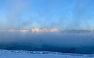 Синоптик объяснил появление редкого тумана-парения над Невой