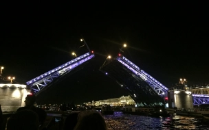 Дворцовый мост ночью 24 июля разведут под олимпийский плейлист