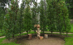 В парке Монрепо открылся на день топиарный сад в честь Яблочного Спаса