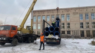 В Колпино сохранят сквер в реконструкцию водопровода