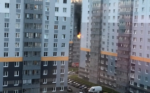 Из горящего дома в Новогорелово эвакуировали более 40 человек